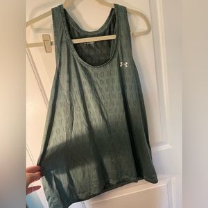 Under Armour Green Tank Top XXL
